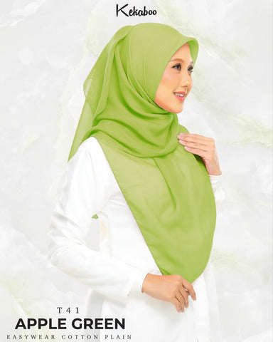 KEKABOO EASYWEAR COTTON PLAIN (T41 APPLE GREEN)