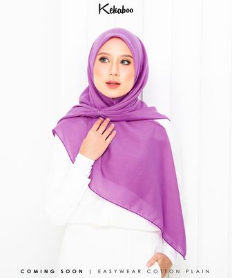 BAWAL PLAIN COTTON PREMIUM (T12 DARK VIOLET)