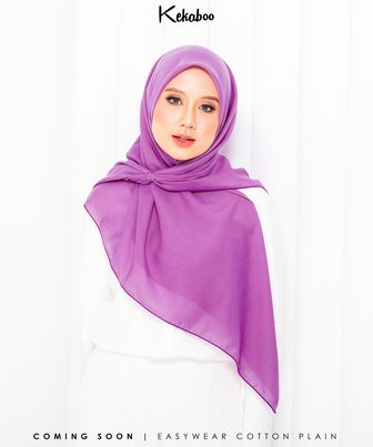 BAWAL PLAIN COTTON PREMIUM (T12 DARK VIOLET)