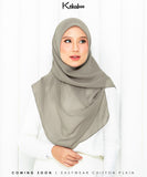 KEKABOO EASYWEAR PLAIN CHIFFON COLLECTION (F13 CLOUD GREY)