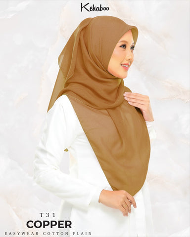 KEKABOO EASYWEAR COTTON PLAIN (T31 COPPER)