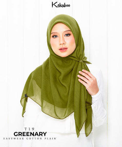 KEKABOO EASYWEAR COTTON PLAIN (T19 GREENARY)