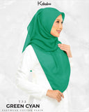 BAWAL PLAIN COTTON PREMIUM (T32 GREEN CYAN)