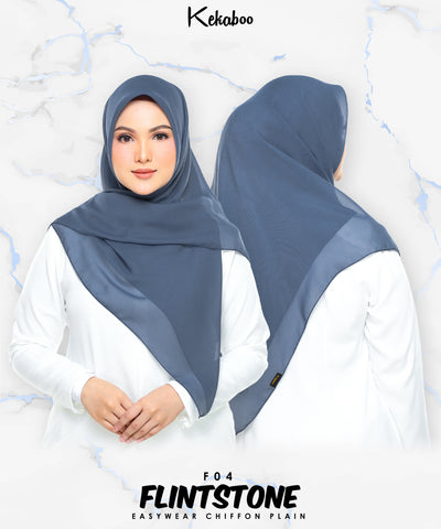 KEKABOO EASYWEAR CHIFFON PLAIN ( F04 FLINTSTONE )