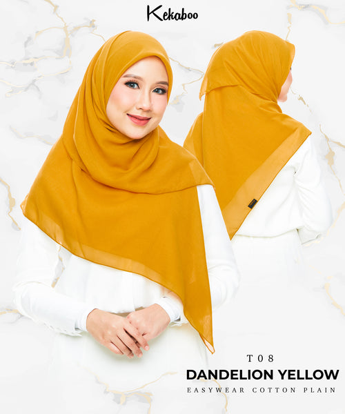 BAWAL PLAIN COTTON PREMIUM ( T08 DANDELION YELLOW )