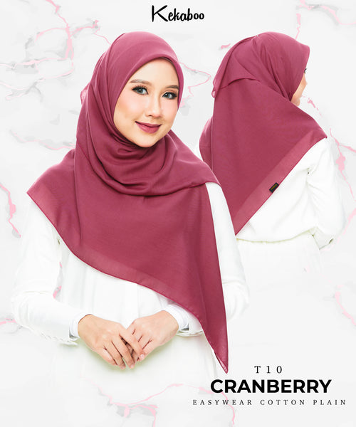 KEKABOO EASYWEAR COTTON PLAIN ( T10 CRANBERRY )