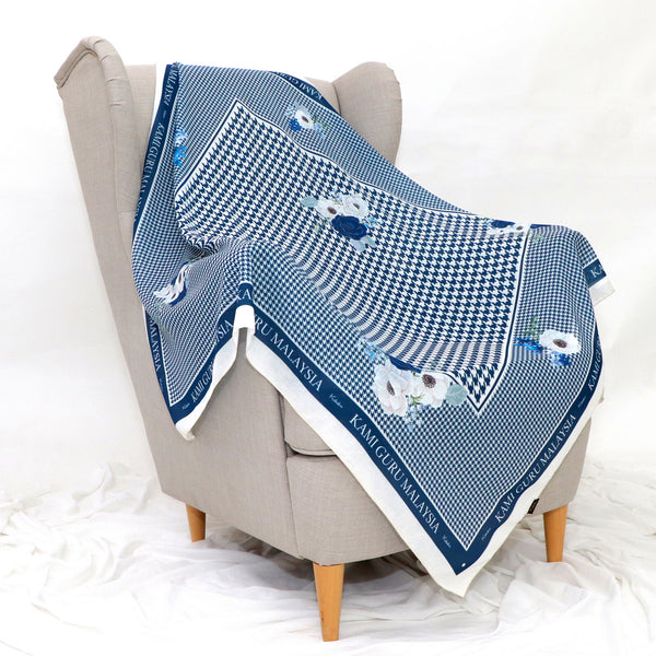 KEKABOO KAMI GURU MALAYSIA BIDANG 50 (CORNFLOWER BLUE)