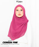 KEKABOO EASYWEAR CHIFFON PLAIN (F22 CRIMSON PINK)