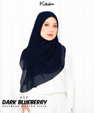 KEKABOO EASYWEAR CHIFFON PLAIN (F17 DARK BLUEBERRY)