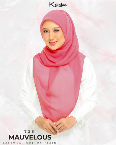 KEKABOO EASYWEAR COTTON PLAIN (T28 MAUVELOUS)