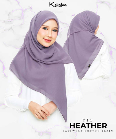 KEKABOO EASYWEAR PLAIN COTTON (T11 HEATHER)