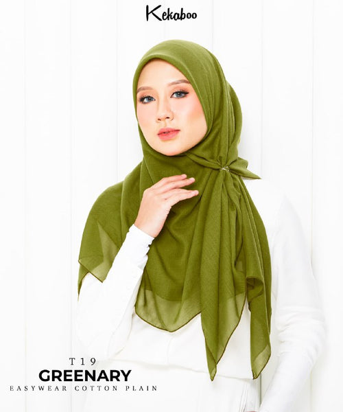 KEKABOO EASYWEAR COTTON PLAIN (T19 GREENARY)
