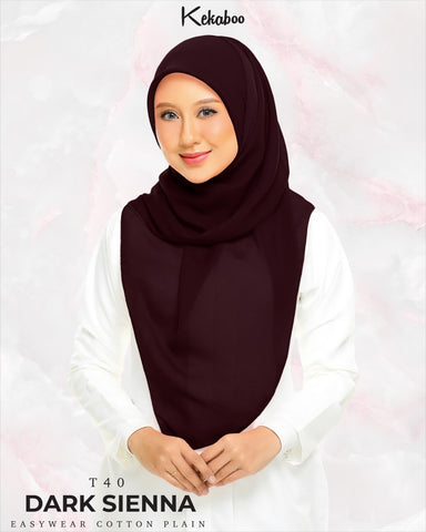 KEKABOO EASYWEAR COTTON PLAIN (T40 DARK SIENNA)
