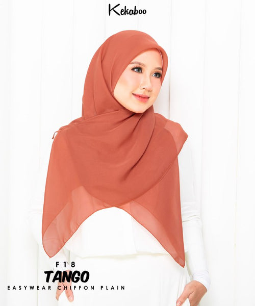 KEKABOO EASYWEAR CHIFFON PLAIN (F18 TANGO)