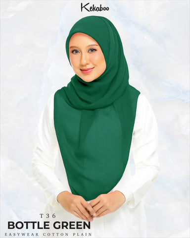 KEKABOO EASYWEAR COTTON PLAIN (T36 BOTTLE GREEN)