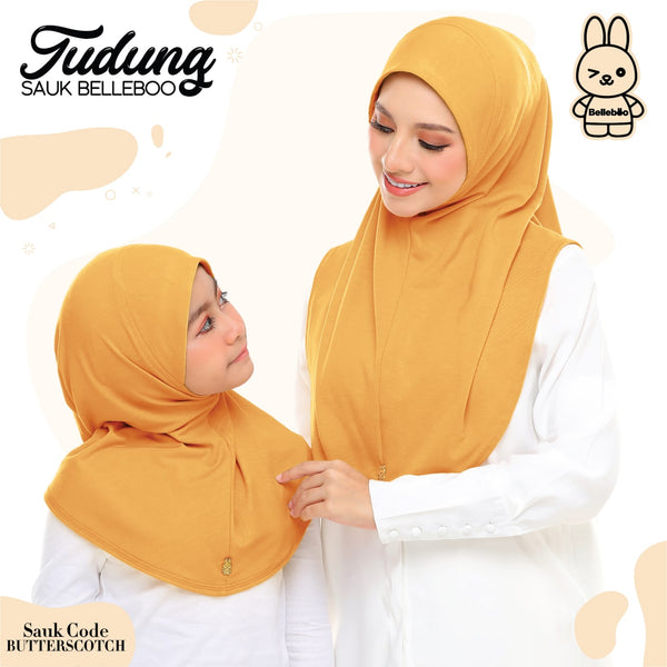 TUDUNG SAUK BELLEBOO (BUTTERSCOTCH)