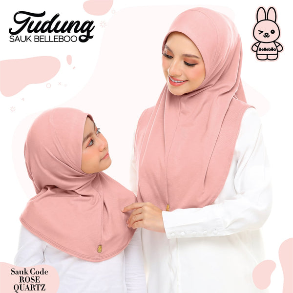 TUDUNG SAUK BELLEBOO (ROSE QUARTZ)