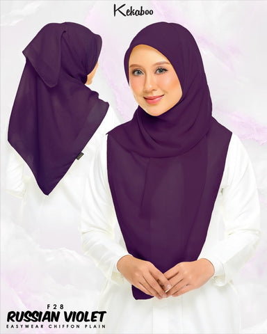 KEKABOO EASYWEAR CHIFFON PLAIN (F28 RUSSIAN VIOLET)