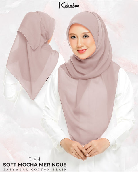 KEKABOO EASYWEAR COTTON PLAIN ( T44 SOFT MOCHA MERINGUE )